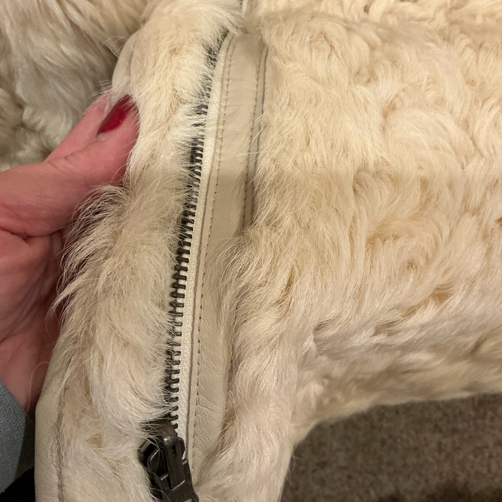 Isabel Marant Cream Sheep Fur Vest - Picture 7 of 8